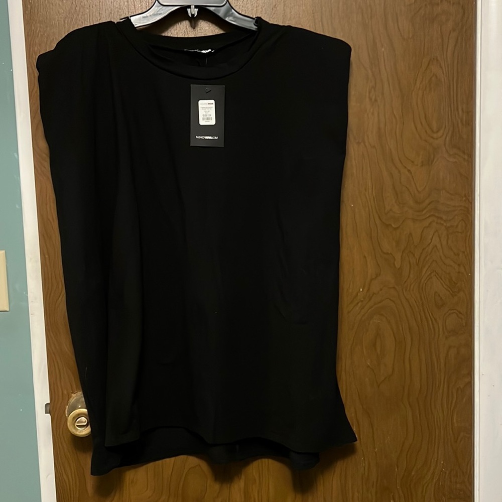 NWT Fashion Nova Chelsea high demand should pad black top size 3X